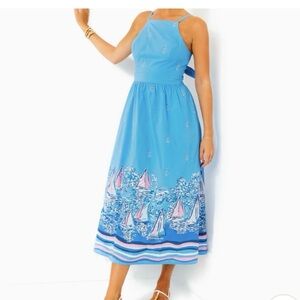 Lily Pulitzer gorgeous nautical inspired Dress NWT 14 Fashion Forward Hampton